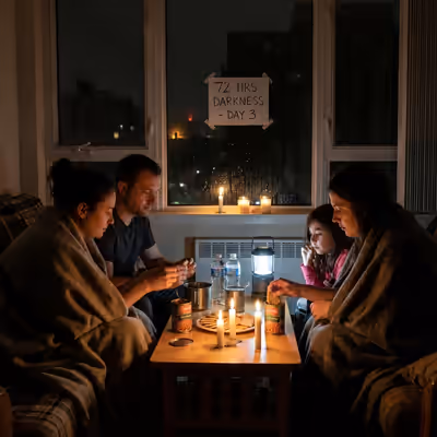 Apagón Total: Sobrevivir más de 72 horas sin electricidad